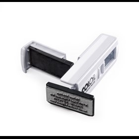 Pocket Stamp 20 PLUS blanco alm negra