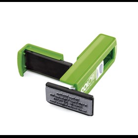 Pocket Stamp 20 PLUS verde alm s/tinta