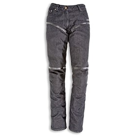 Pantalon tejano con cremalleras